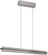 Trio emerson - hanglamp - nikkel mat - incl. 1x smd 22 w - 4-stappen touch dimmer - traploos instelbare lichtkleur - geheugen functie - traploos in hoogte verstelbaar