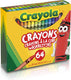 Crayola - waskrijtjes - 64 stuks - inclusief slijper -voor kinderen