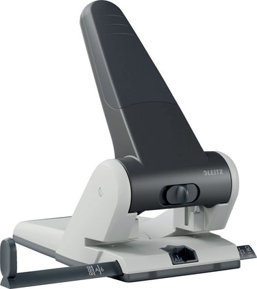 Leitz archief perforator 5180 - perforteert tot a3 formaat - tot 65 vel - voor mappen en ringbanden - zwart
