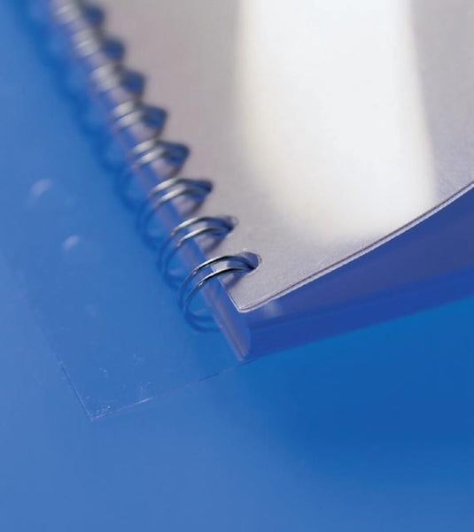 Gbc wirebind clickbind - pvc filestrips - 100 stuks - transparant