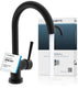 Schütte cornwall design keukenkraan - mengkraan - hoge draaibare ronde uitloop - zijdelingse greep - zwart