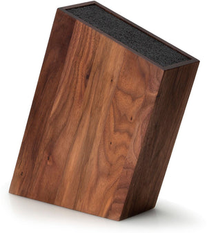 Continenta messenblok in hout - notelaar - 28,5x19x8cm - messen niet inbegrepen
