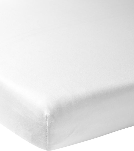 Meyco baby uni hoeslaken boxmatras - white - 75x95cm