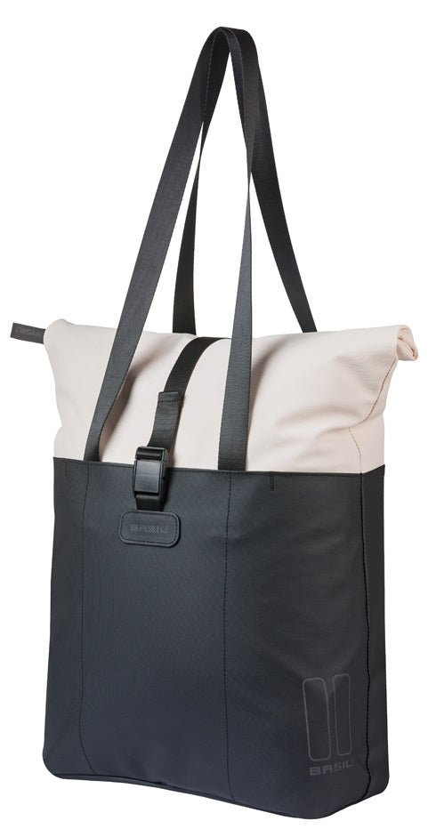 Basil fietsshopper vive mik 15-20l 11 x 29 x 34 cm - zwart wit