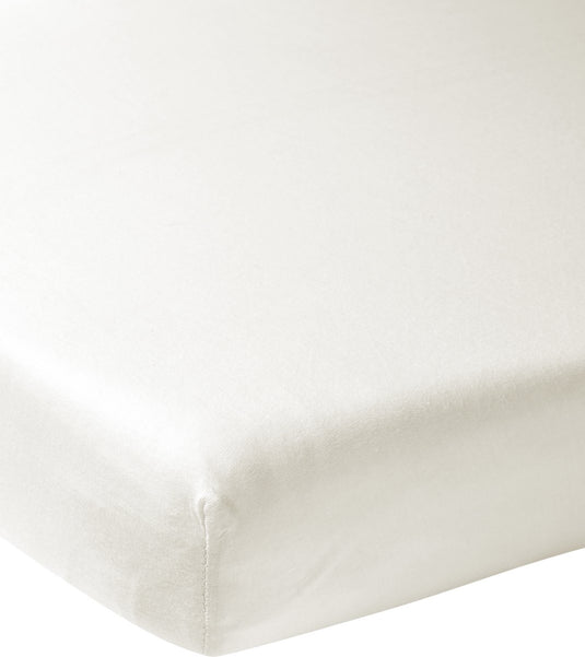 Meyco baby uni hoeslaken co-sleeper - offwhite - 50x90cm
