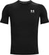 Under armour ua hg armour comp ss-blk heren sportshirt - zwart - wit