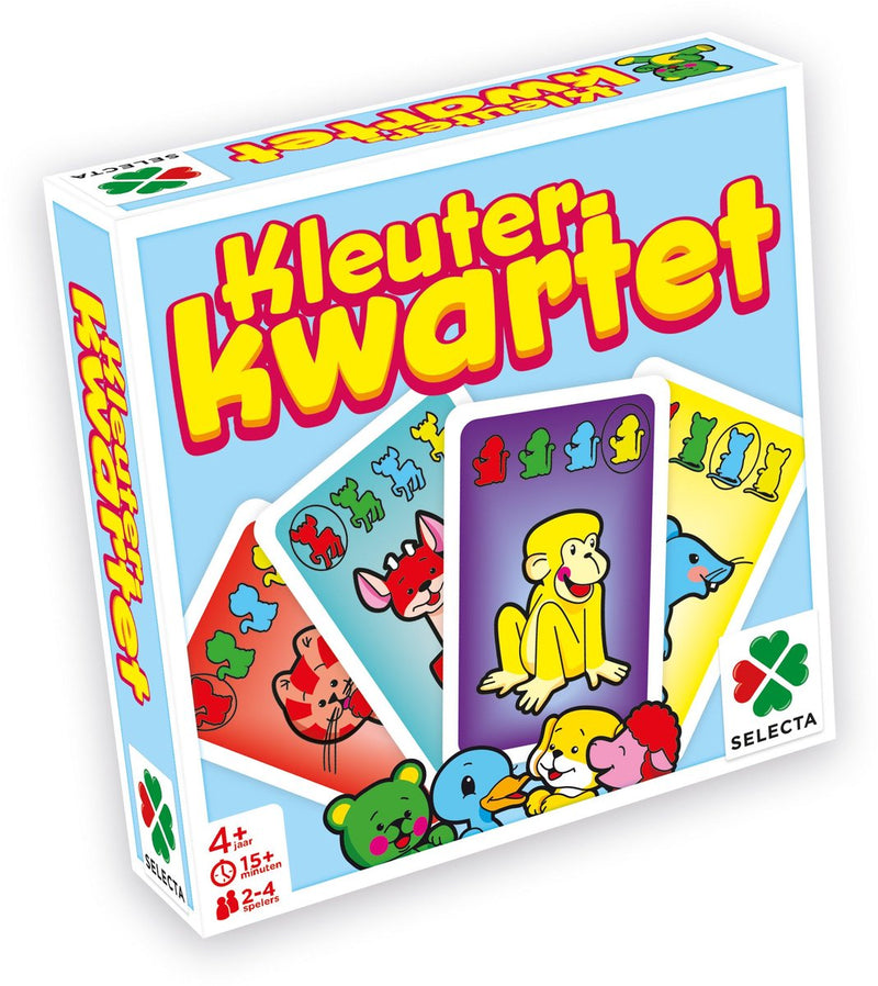 Load image into Gallery viewer, Tactic kleuter kwartet – kaartspel – kinderspel – vanaf 3 jaar – 2-4 spelers
