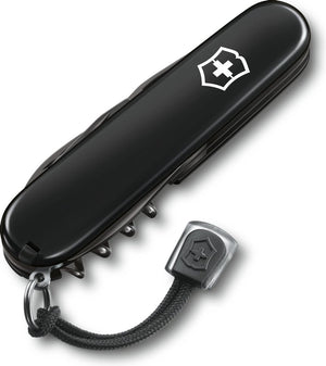 Victorinox spartan onyx black - zwitsers zakmes - 12 functies - cellidor - giftbox