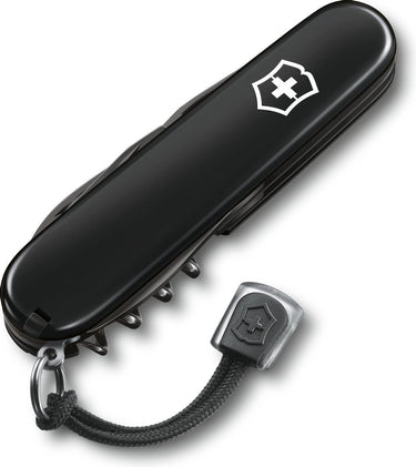 Victorinox spartan onyx black - zwitsers zakmes - 12 functies - cellidor - giftbox