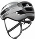 Abus fietshelm wingback gleam silver l - 57-61 cm - zilver - geschikt voor gebruik op racefietsen - gravelbikes - 270 g