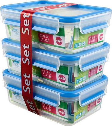 Emsa clip close vershouddoos - 3 x 1,0 l