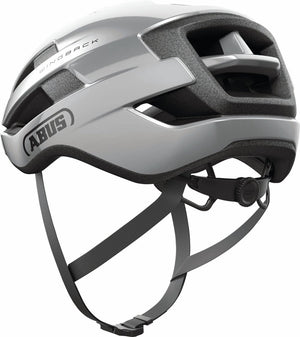 Abus fietshelm wingback gleam silver m - 54-58 cm - zilver - geschikt voor gebruik op racefietsen - gravelbikes - 240 g