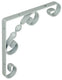 1014748 - rustieke gedraaide konzool wit150x150x13mm | 12 stuks