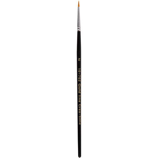 Gold line penselen, afm 2, l: 17 cm, b: 2 mm, rond, 12 stuk 1 doos