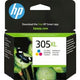 Inktcartridge hp 305xl cyaan magenta geel