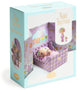 Djeco tinyly violet tinyroom miniatuur slaapkamer speelgoed.