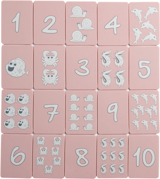 Scrunch speelkaarten - roze - opvouwbaar - recycleerbaar