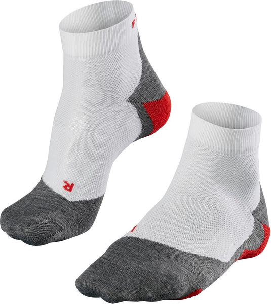 Falke ru5 short anti-blaar functioneel materiaal hardloopsokken heren wit - maat 39-41