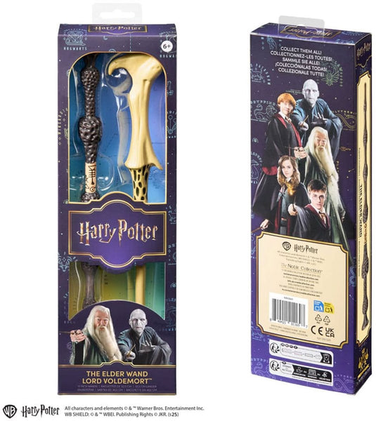 Noble collection harry potter twin-pack role play toverstaf toverstoks the elder lord voldemort 30 cm replica: down-scaled