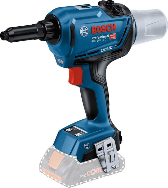 Bosch grg 18v-16 c professional - accu klinknagelpistool - 18v