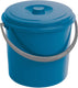Curver - emmer met deksel 10l - comfortabele handgreep - blauw, 235232