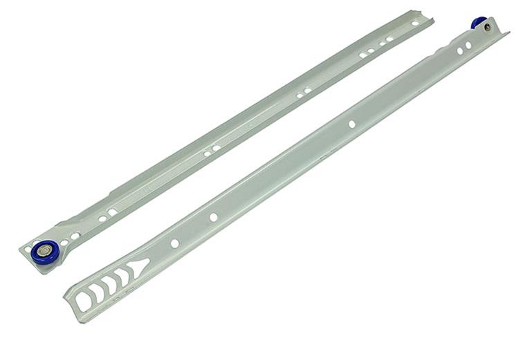 Load image into Gallery viewer, 1013689 - paar rolladegeleiders wit 25kg 40cm | 5 stuks
