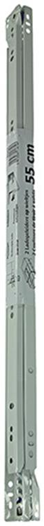 Load image into Gallery viewer, 1013692 - paar rolladegeleiders wit 25kg 55cm | 5 stuks
