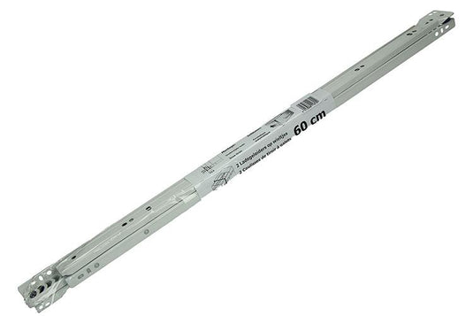 1013693 - paar rolladegeleiders wit 25kg 60cm | 5 stuks