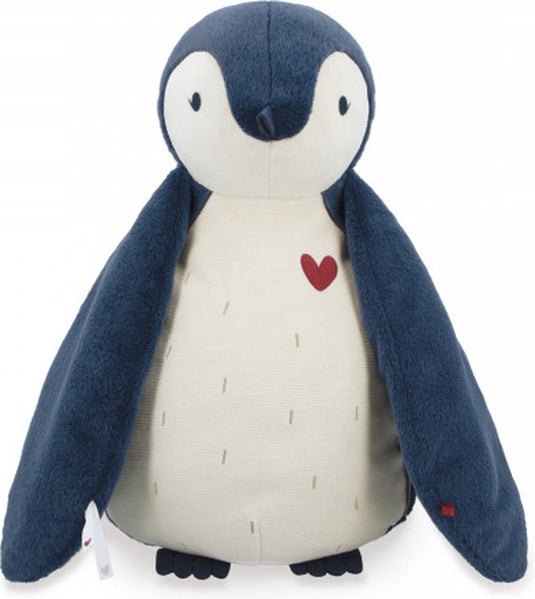 Kaloo complices – pinguin knuffel - 50 cm. - met inbakerdoek