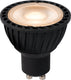 Lucide mr16 - led lamp - ø 5 cm - led - gu10 - 1x5w 2700k - dag nacht sensor - zwart