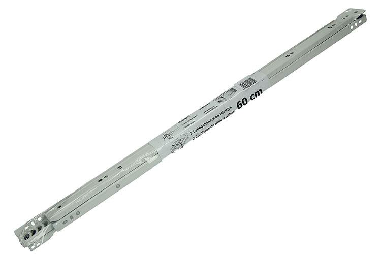 Load image into Gallery viewer, 1013693 - paar rolladegeleiders wit 25kg 60cm | 5 stuks
