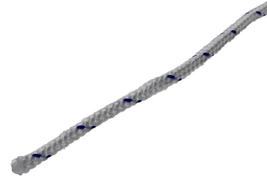 Mack 1014931 - pp gevlochten wit blauw streng3mm 20m | 5 stuks