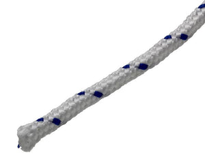 Mack 1014932 - pp gevlochten wit blauw streng5mm 20m | 5 stuks