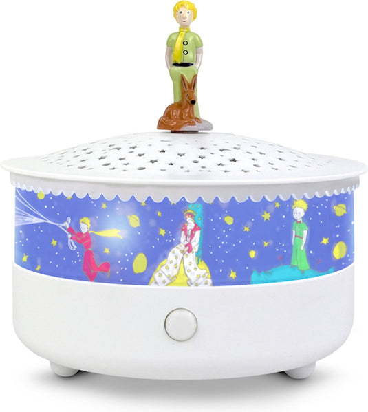 Trousselier sterrenprojector de kleine prins© met muziek en huilsensor – betoverende sterrenhemel voor je kleintje, automatische uitschakeling en usb-kabel inbegrepen
