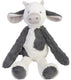 Happy horse koe casper knuffel 38cm - wit grijs - baby knuffel