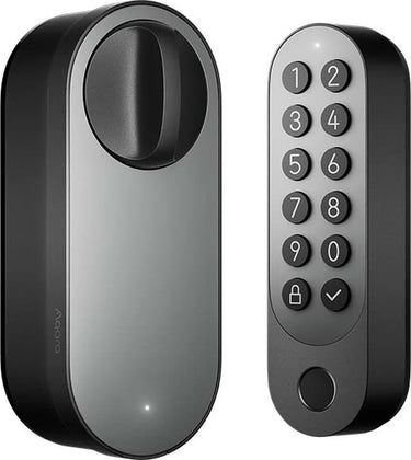 Aqara smart lock u200 kit - zwart - slim deurslot - vingerafdruk pincode - apple home key - bluetooth matter