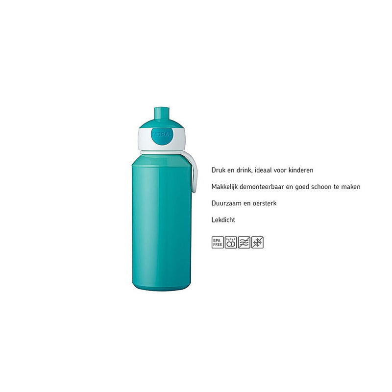Load image into Gallery viewer, Mepal pop-up drinkfles campus - 400 ml - sluit goed af - drinkbeker voor kinderen - stitch
