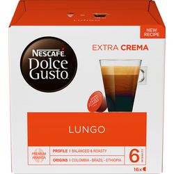 Koffiecups nescafe dolce gusto lungo 16 stuks