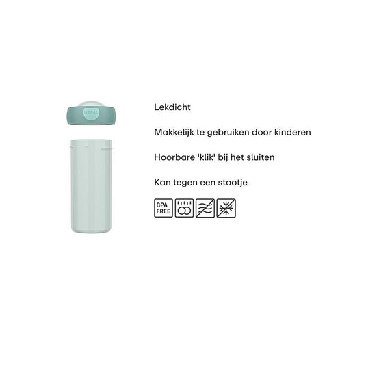 Mepal schoolbeker 300ml cool blue