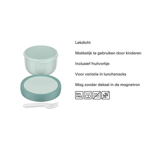 Mepal fruitbox 300ml cool mint