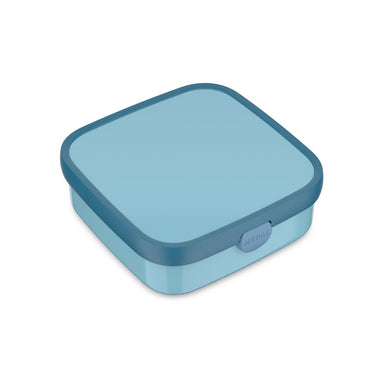 Mepal bento lunchbox groot campus - 1.25 l - inclusief 2 uitneembare lekdichte bentobakjes vorkje - cool blue