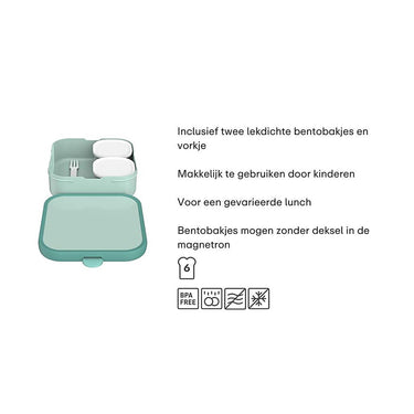 Mepal unicorn glow bento lunchbox campus groot