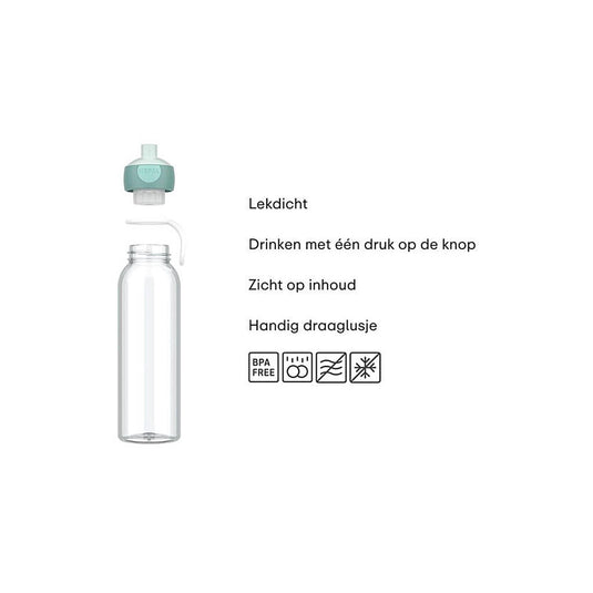 Mepal waterfles pop-up 500ml cool pink