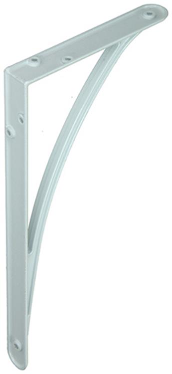 1015318 - versterkte konzool alu wit 300x150 mm | 6 stuks