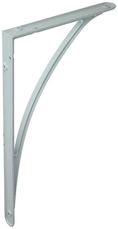 Load image into Gallery viewer, 1015319 - versterkte konzool alu wit 350x200 mm | 6 stuks
