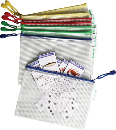 Djois opbergvakken a5 kleurenassortiment pvc (polyvinylchloride)