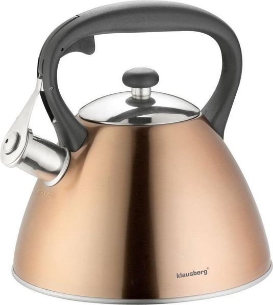 Klausberg kb-7209 fluitketel - 3l - rvs - alle warmtebronnen