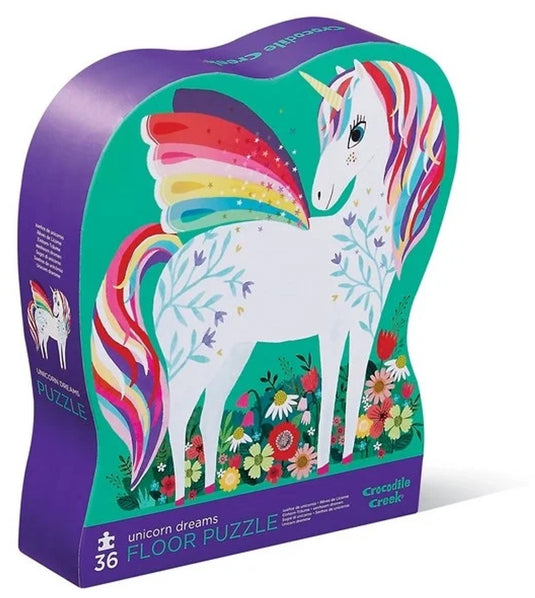 Crocodile creek eenhoorn puzzel 36st -