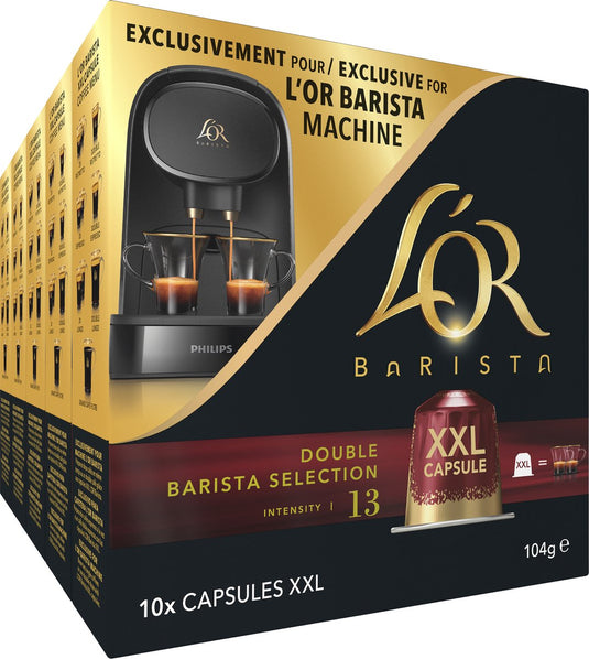 L'or barista xxl double barista selection koffiecups - intensiteit 13 13 - 5 x 10 capsules