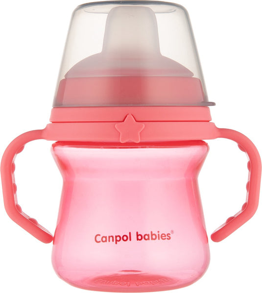 Canpol babies | babybeker met siliconen tuit | firstcup | 150ml roze
